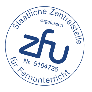 ZFU Siegel für den Lehrgang Fachwirt / Fachwirtin Wirtschaftsprüfung